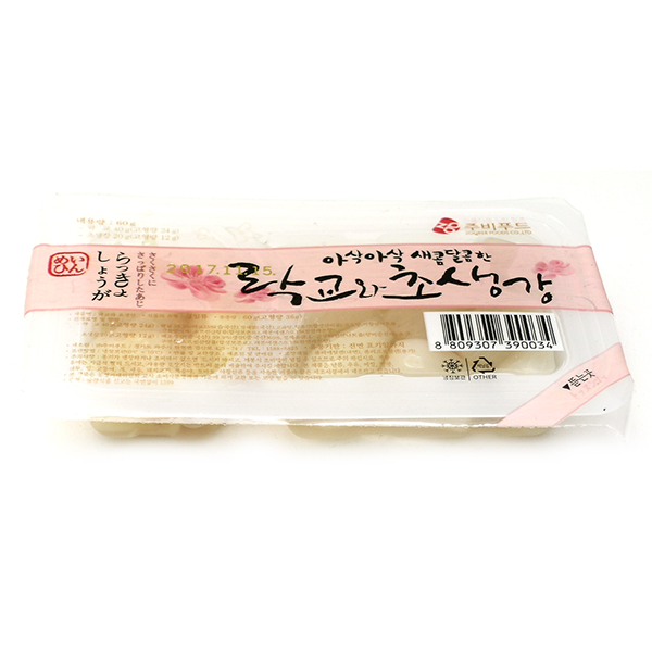 주비푸드 락교와초생강 60g /냉장