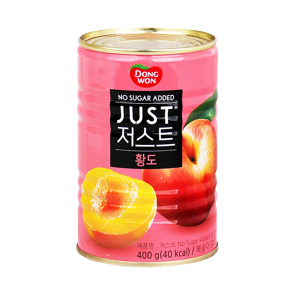 동원 저스트 노슈가 황도 400g /2절