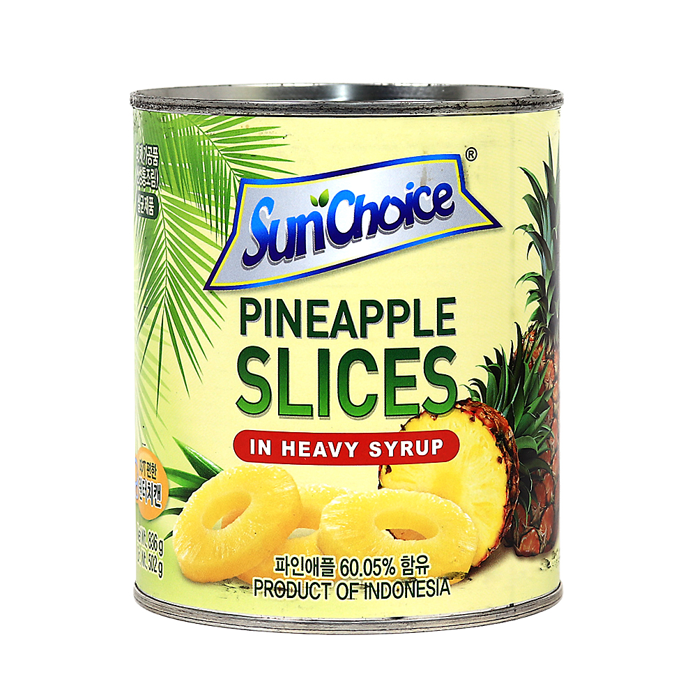 썬초이스 파인애플 슬라이스 836g
