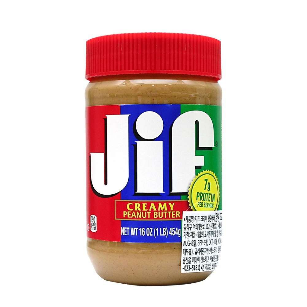지프 크리미 땅콩버터 454g 피넛버터
