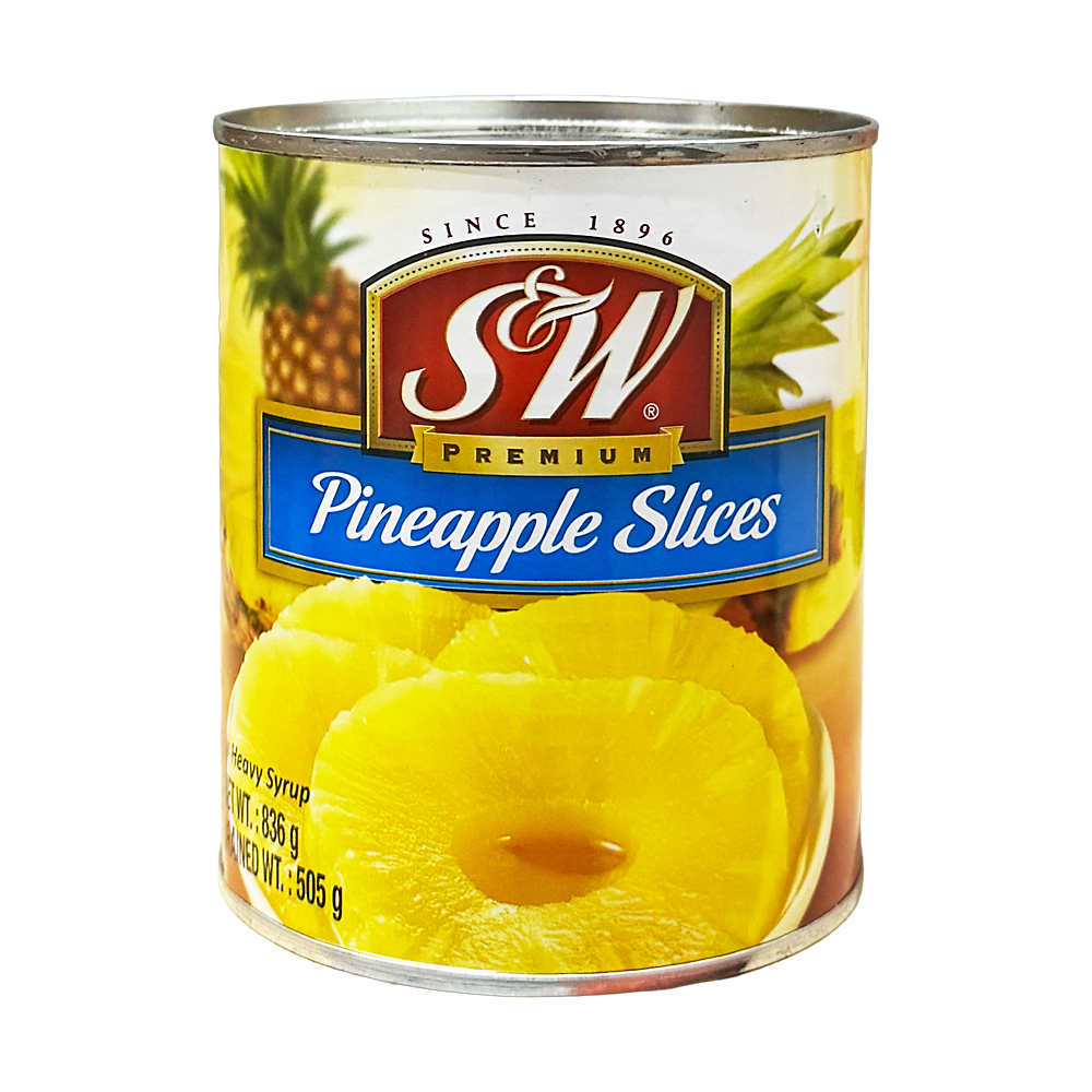 에스앤더블유 프리미엄 파인애플 슬라이스 836g