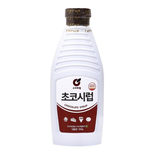 스위트웰 초코시럽 500g