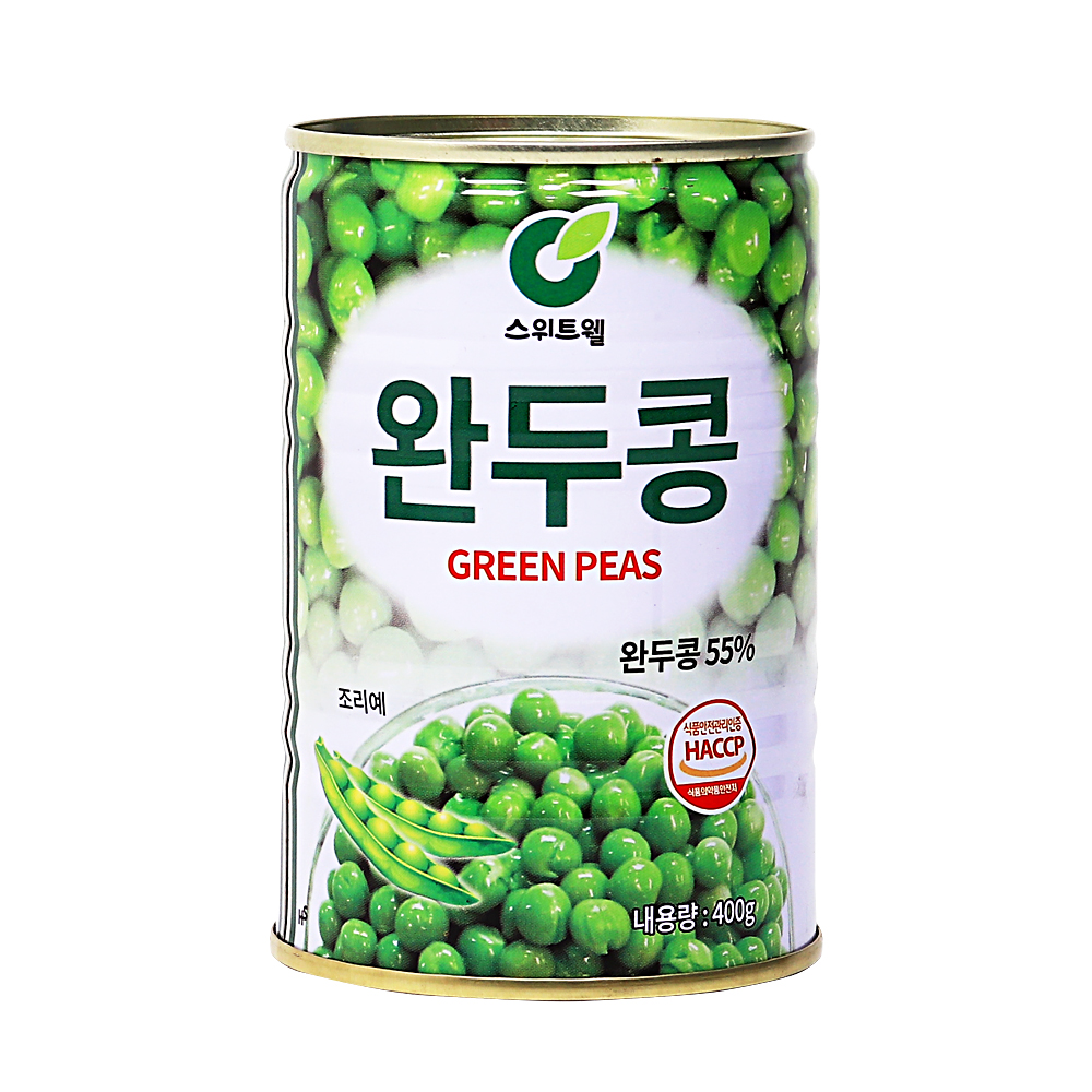 스위트웰 완두콩 400g