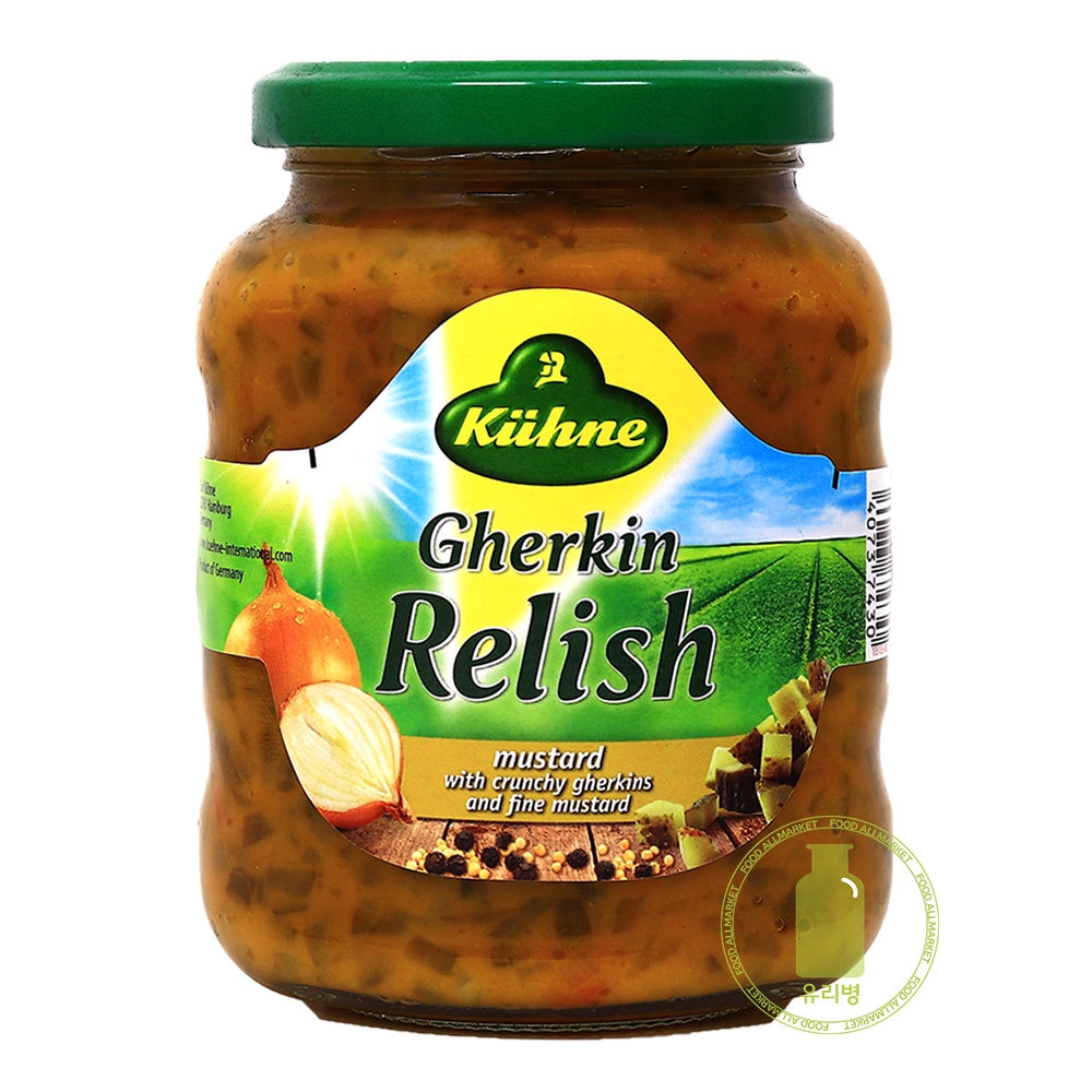 퀴네 게르킨 렐리쉬 머스타드 350g