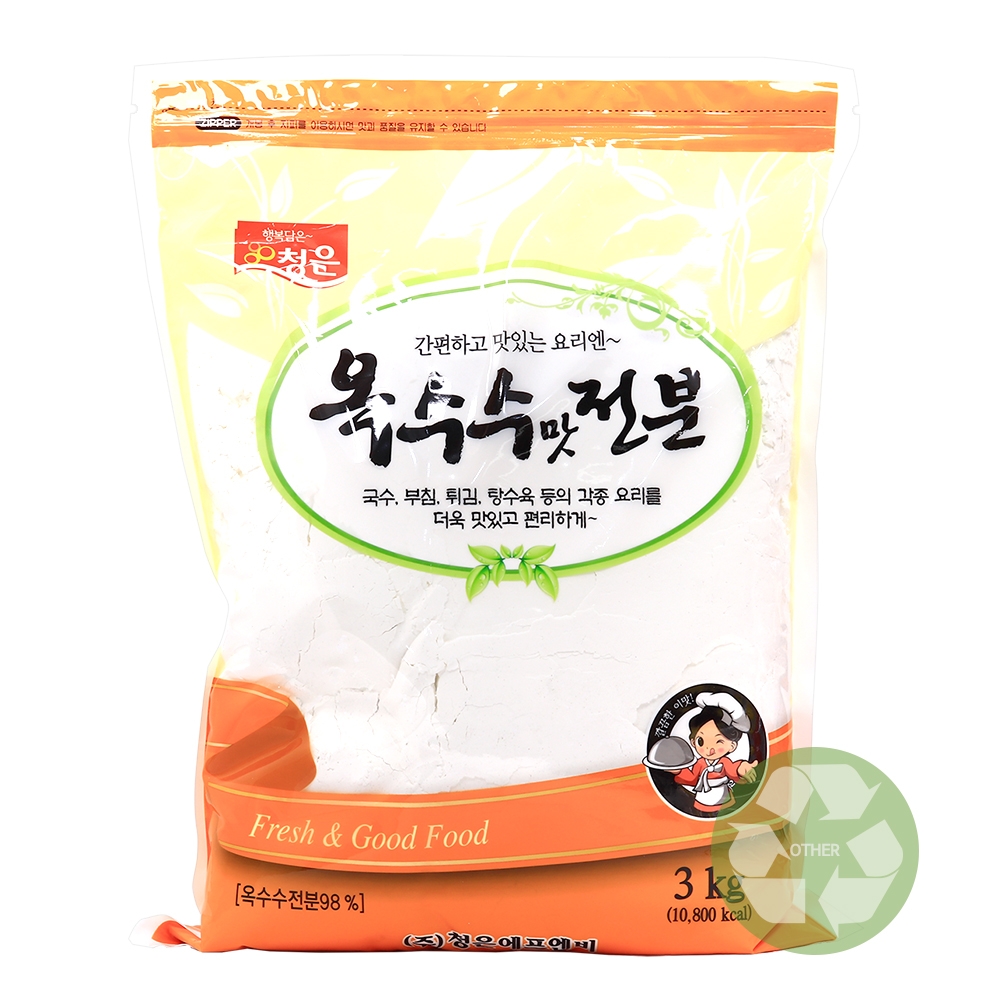 청은 옥수수맛전분 3kg /대용량