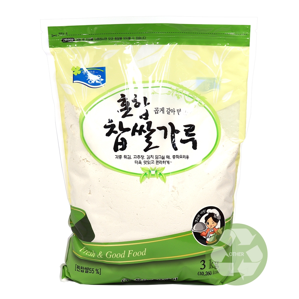 청은 혼합찹쌀가루 3kg /대용량