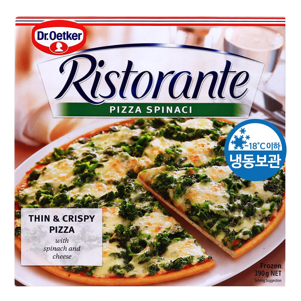 닥터오트커 스피나치 시금치 피자 390g /냉동/ 소비기한 25.07.10