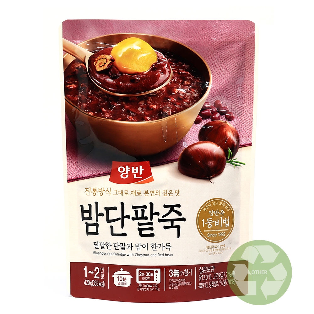 양반 밤단팥죽 420g /파우치형