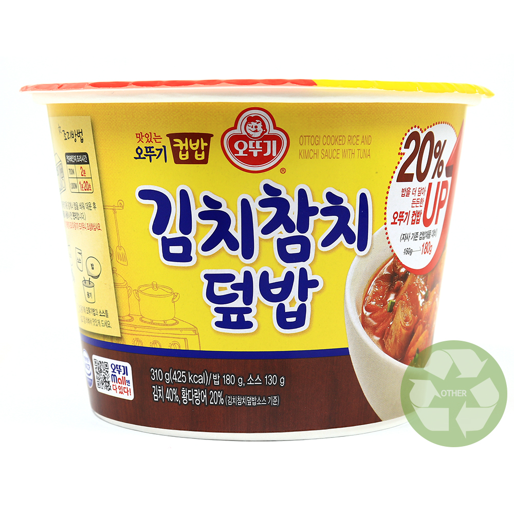오뚜기 김치참치 덮밥 310g /20%UP/컵밥