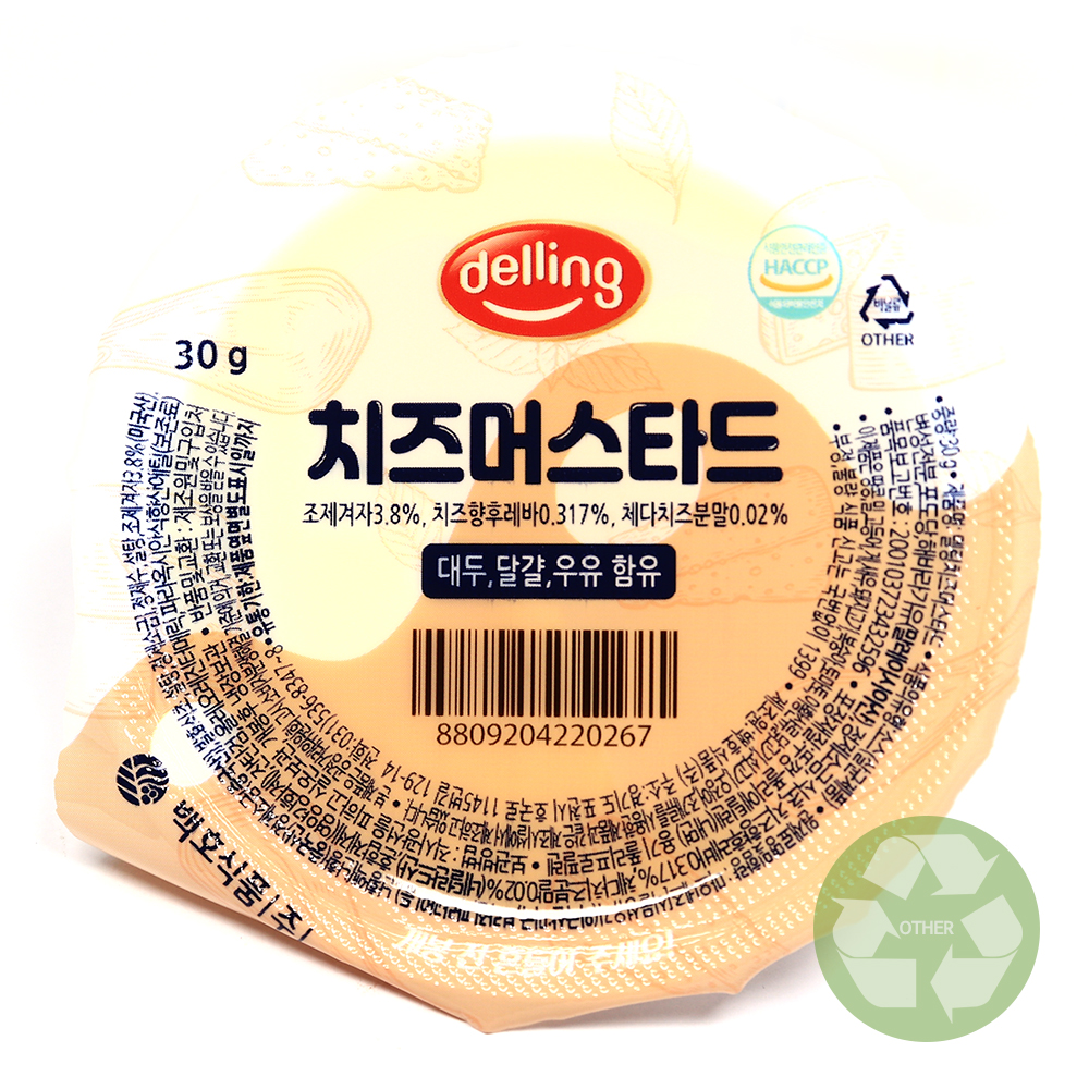 델링 일회용 치즈머스타드소스 한박스(30gx100ea)