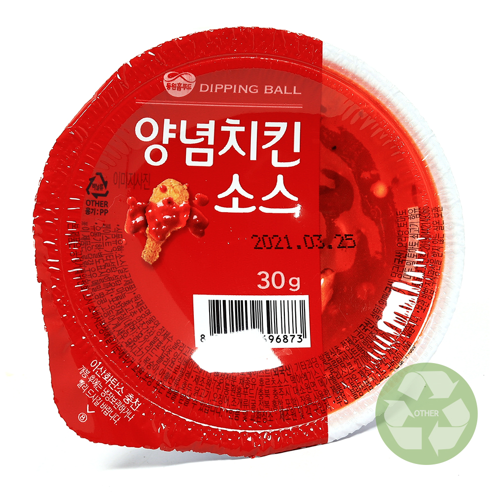 동원홈푸드 디핑볼 양념치킨소스 한박스(30g x 32ea)