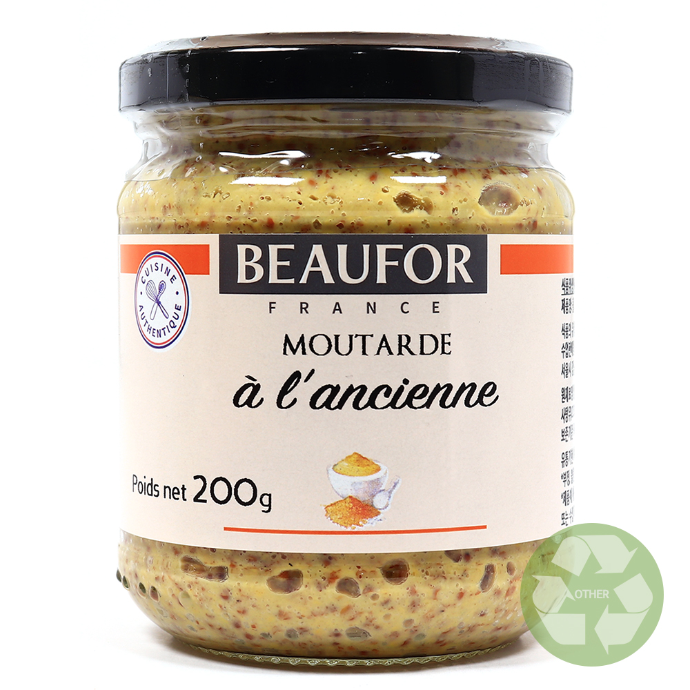 뷰포 홀그레인 머스타드 200g /소용량