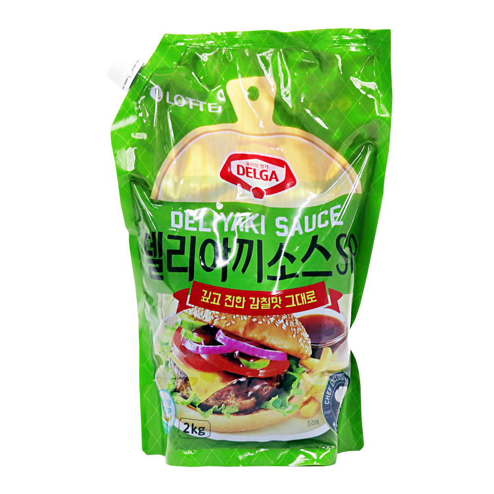 롯데 델리야끼소스SP 2kg-스파우트팩