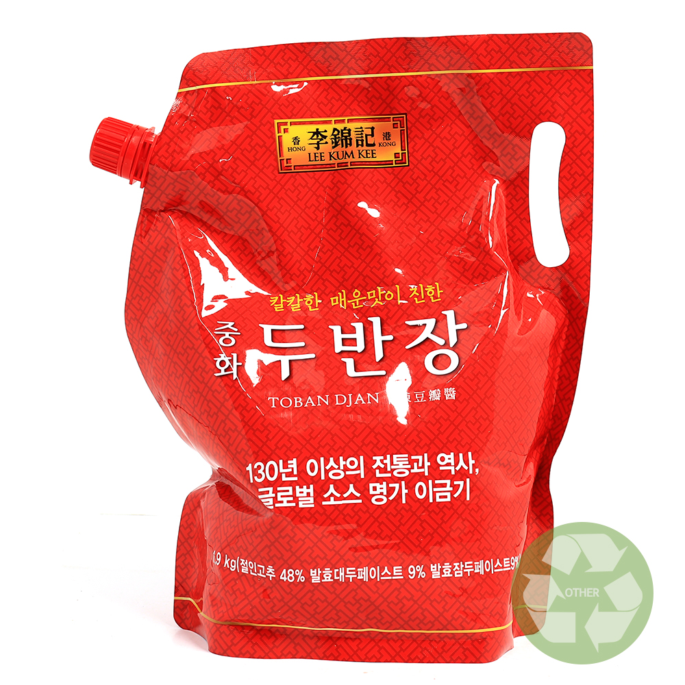 이금기 중화 두반장 1.9kg-스파우트팩