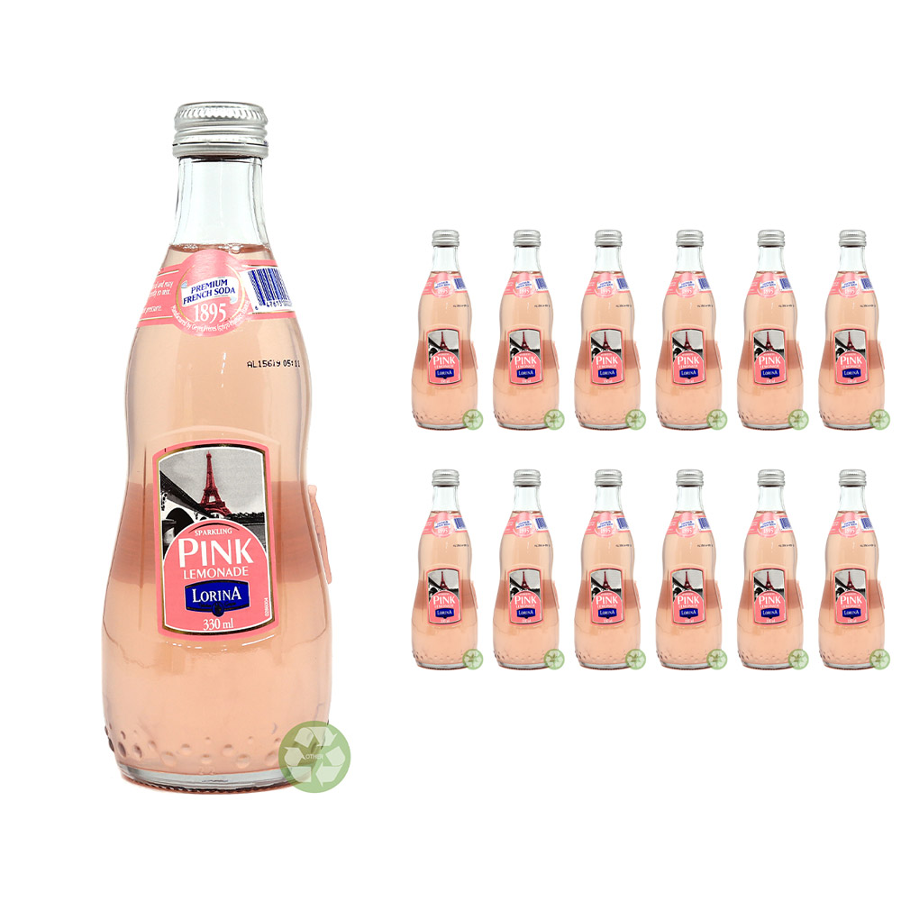 로리나 스파클링 핑크레모네이드 한박스 (330ml x 12ea)