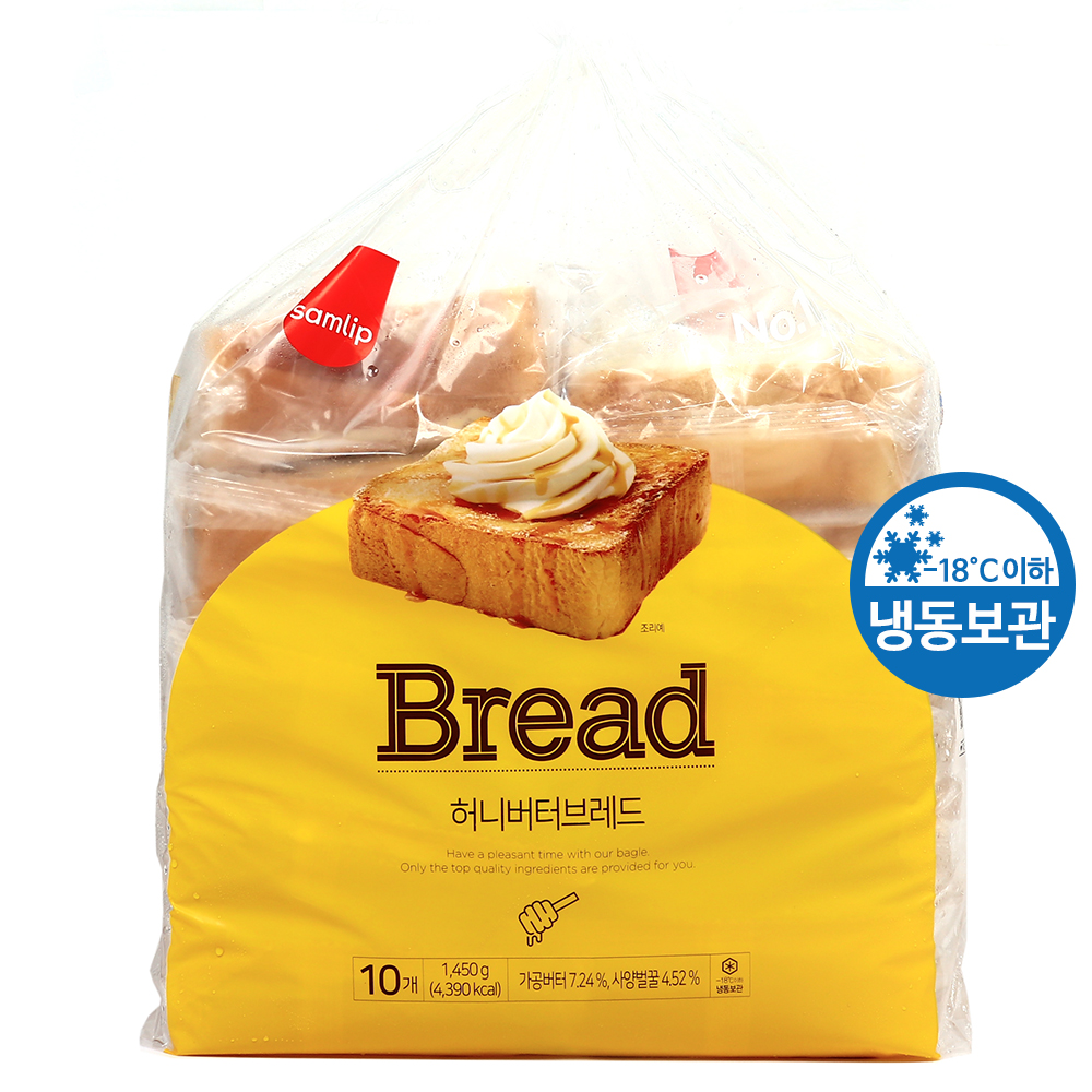 삼립 허니버터브레드 1.45kg(145g x 10ea) /냉동