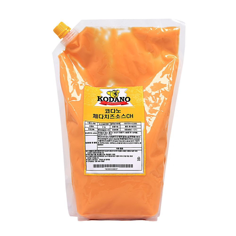 코다노 체다치즈소스CH 2kg /냉장