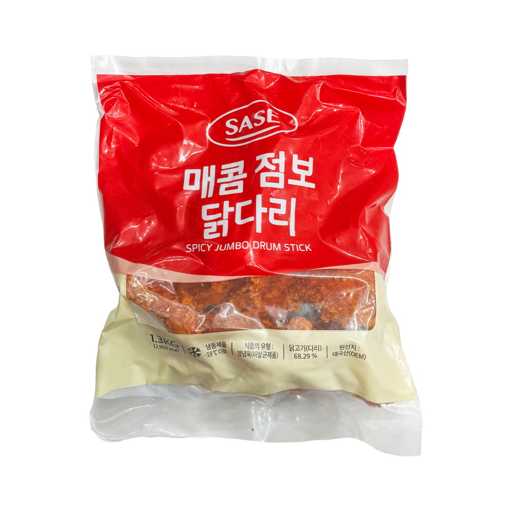 사세 매콤 점보 닭다리 1.3kg /냉동