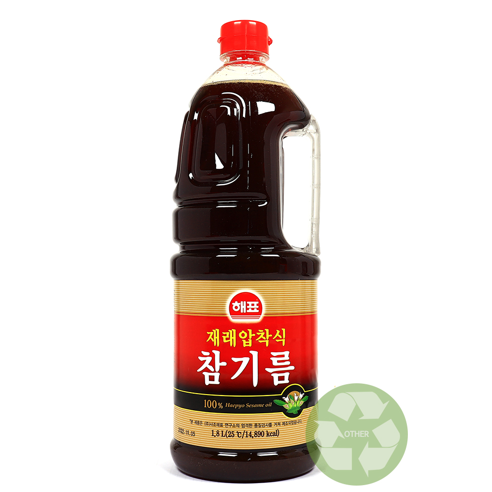 해표 재래압착식 참기름 1.8L