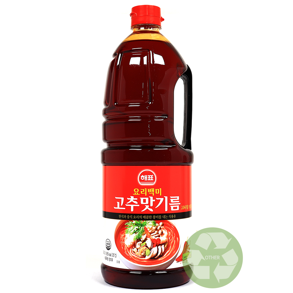해표 요리백미 고추맛기름 1.8L