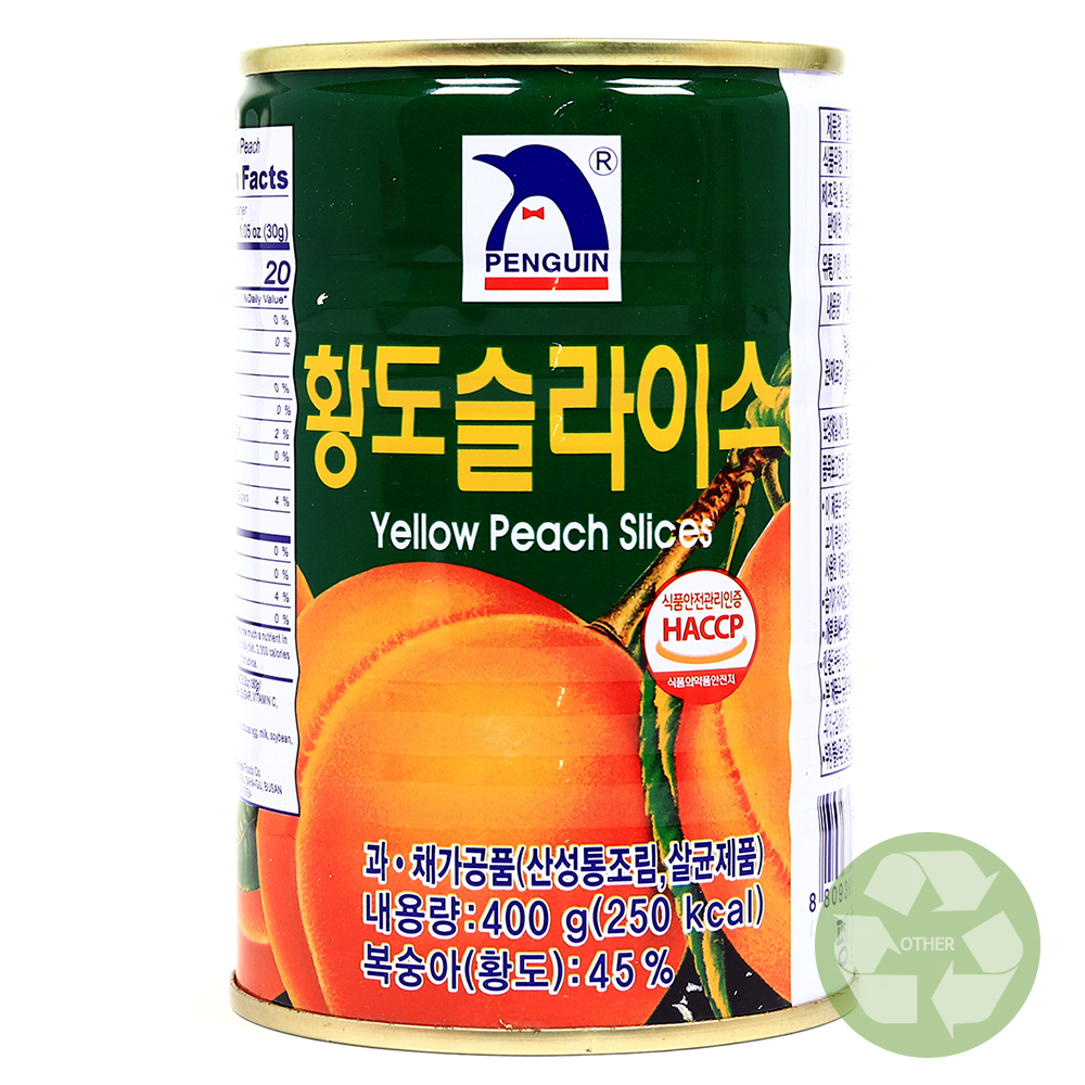 펭귄 황도슬라이스 400g