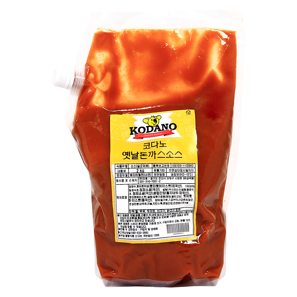 코다노 옛날돈까스소스 2kg /냉장