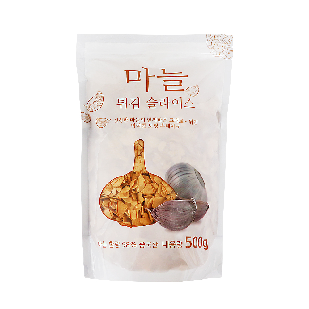 코우 마늘 튀김 슬라이스 500g /마늘후레이크