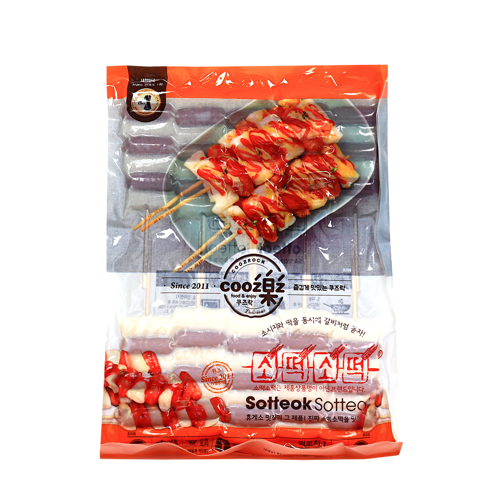 쿠즈락 떡꼬치I 1.3kg /소떡소떡/냉동