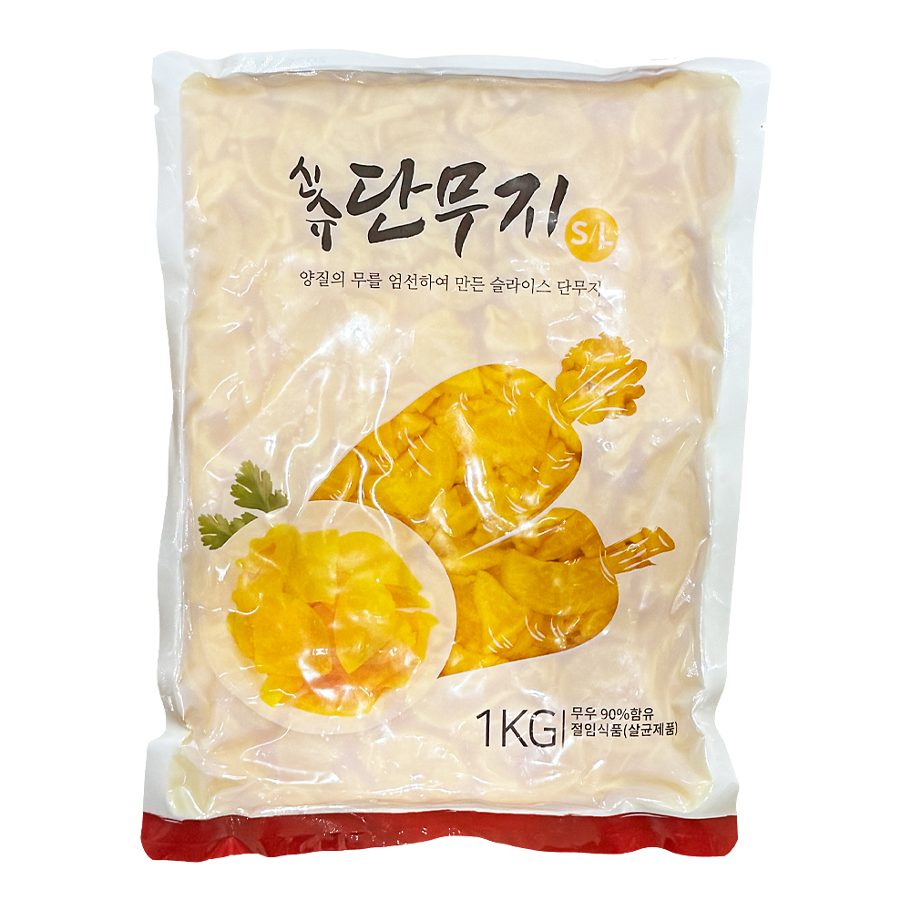 신슈 단무지 S/L 1kg-슬라이스