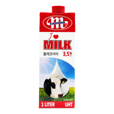 믈레코비타 3.5% 우유 1L /멸균우유