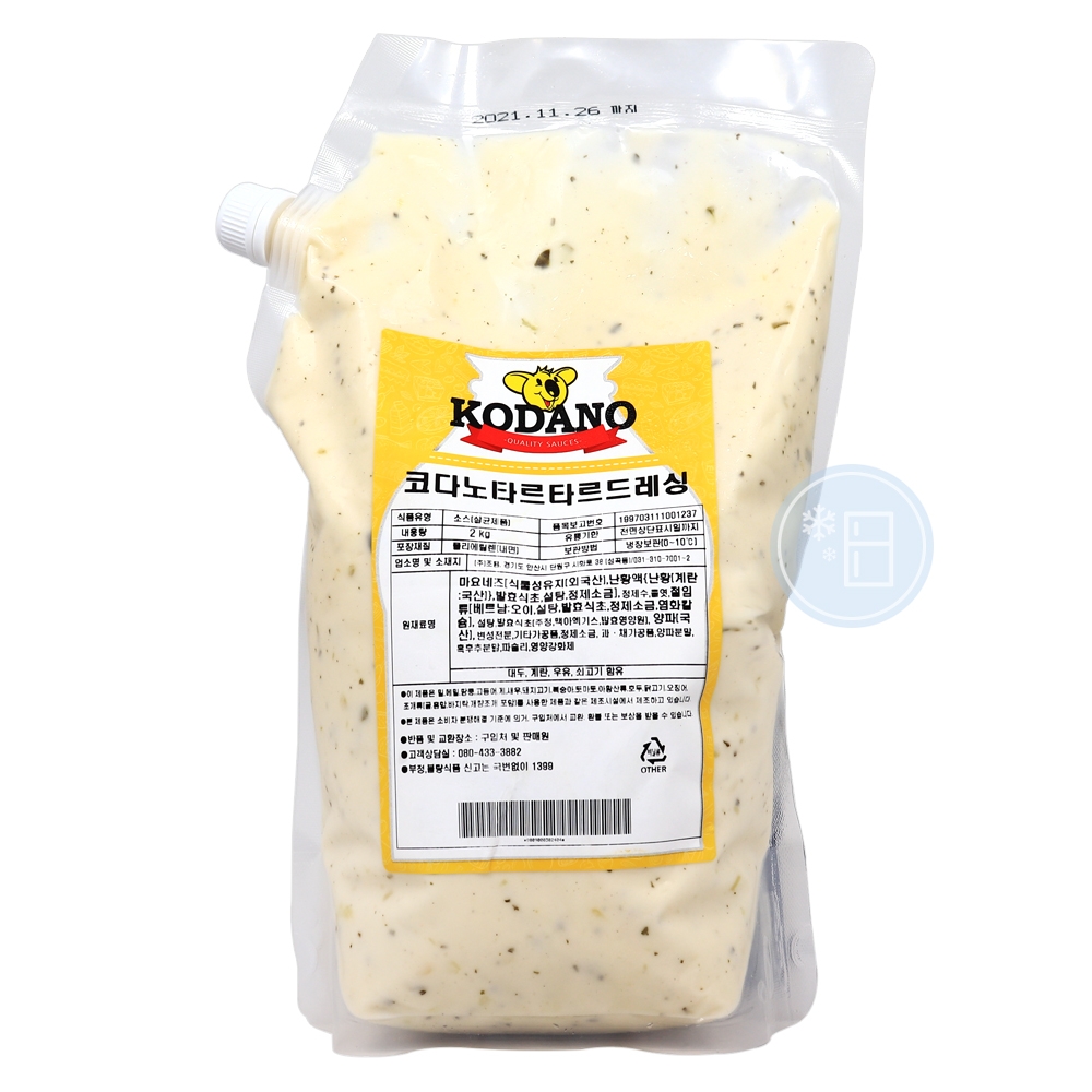 코다노 타르타르드레싱 2kg /냉장