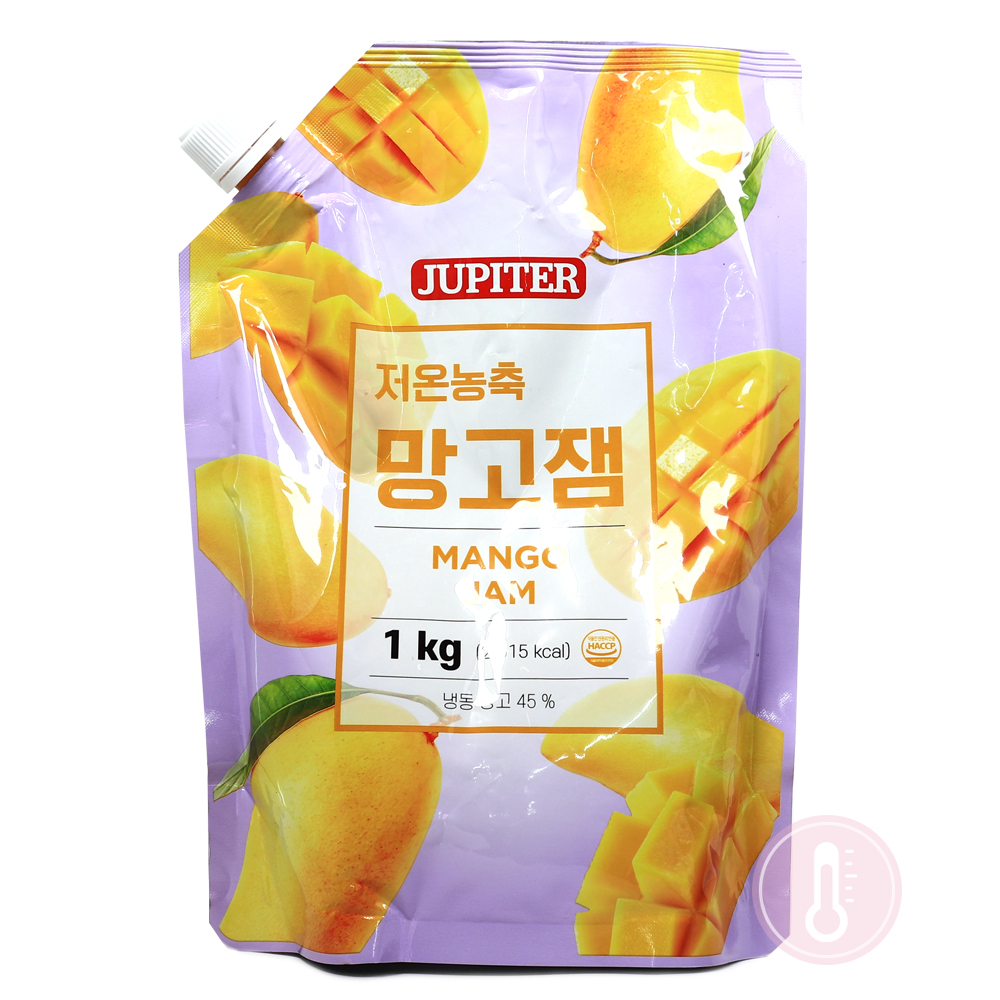 쥬피터 저온농축 망고잼 1kg-파우치