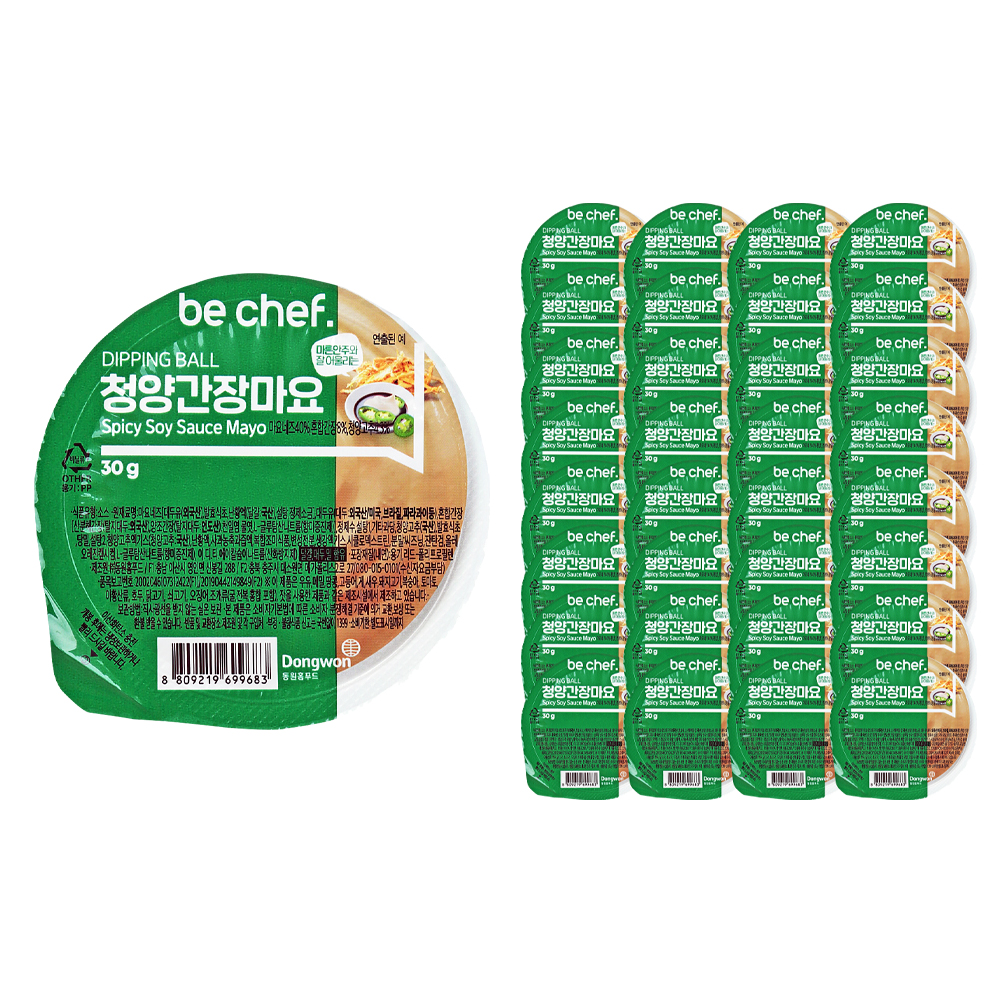 동원홈푸드 디핑볼 청양간장마요 한박스(30g x 32ea)