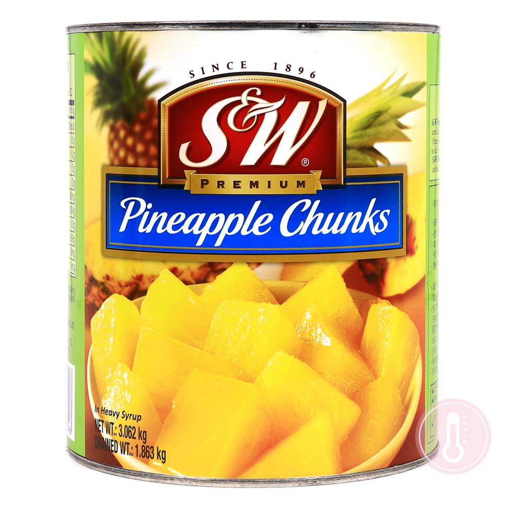 에스앤더블유 프리미엄 파인애플 청크 3.062kg