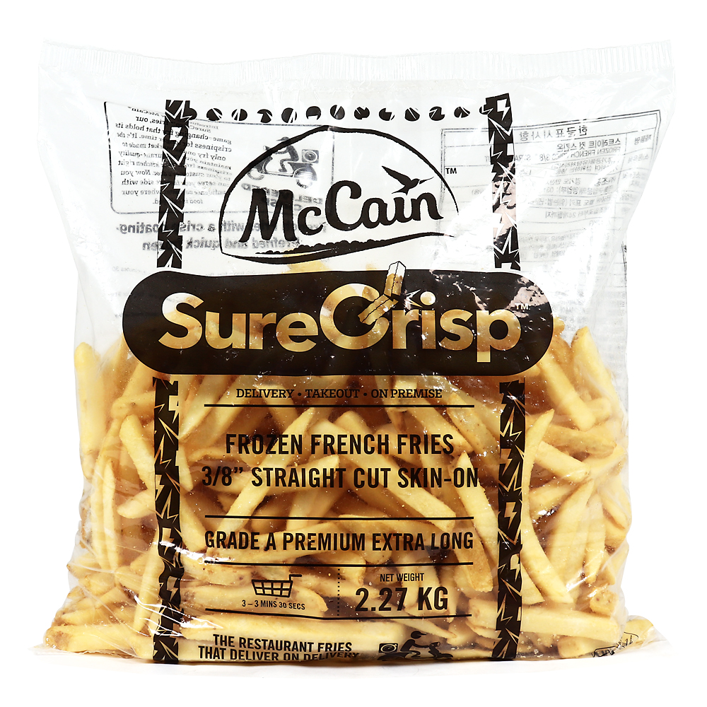 멕케인 스트레이트 컷 스킨온 2.27kg / 냉동