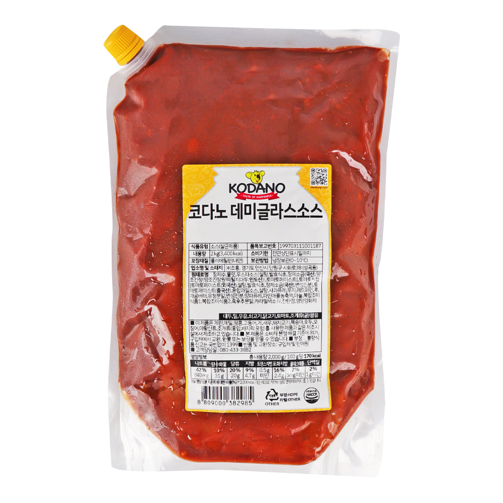코다노 데미글라스소스 2kg /냉장
