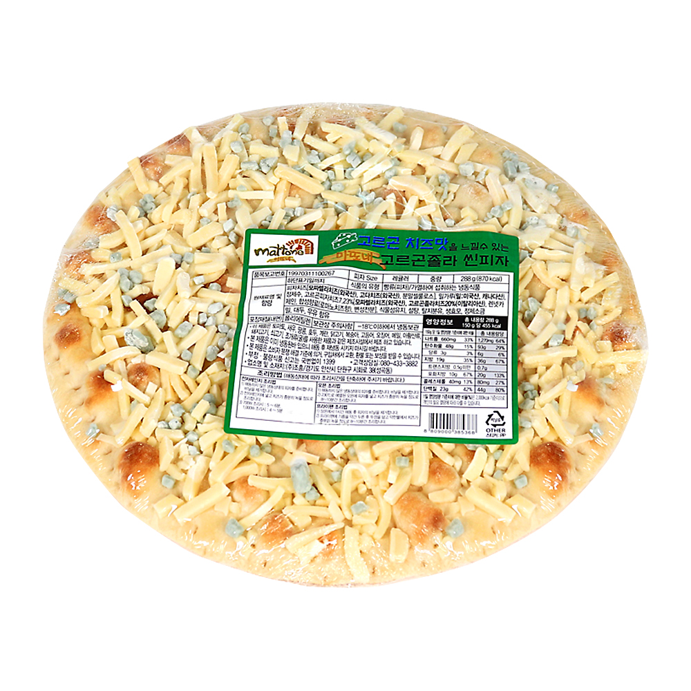 조흥 마또네 고르곤졸라 씬피자 288g /냉동