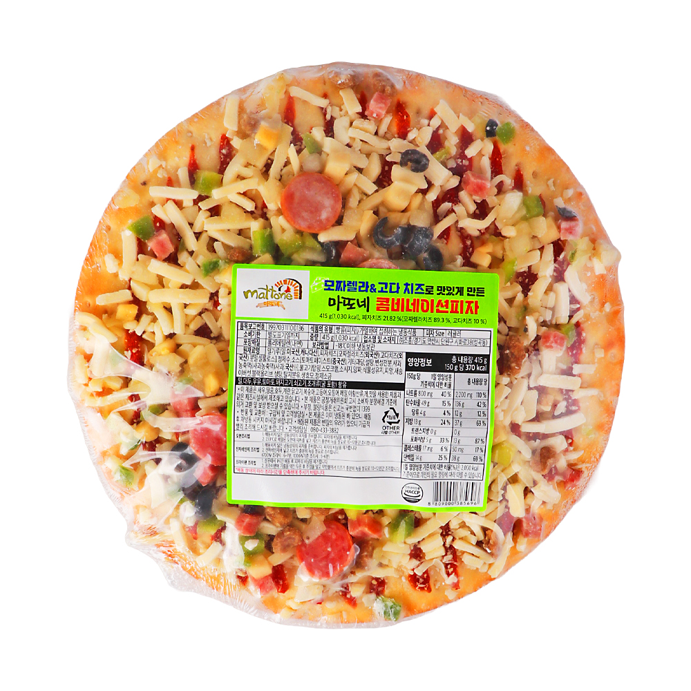 조흥 마또네 콤비네이션피자 415g /냉동