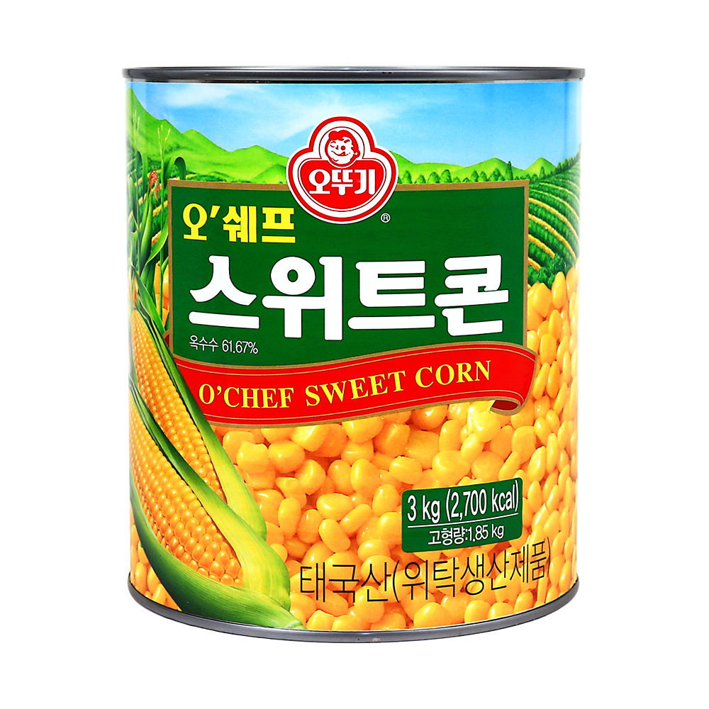 오뚜기 오쉐프 스위트콘 3kg