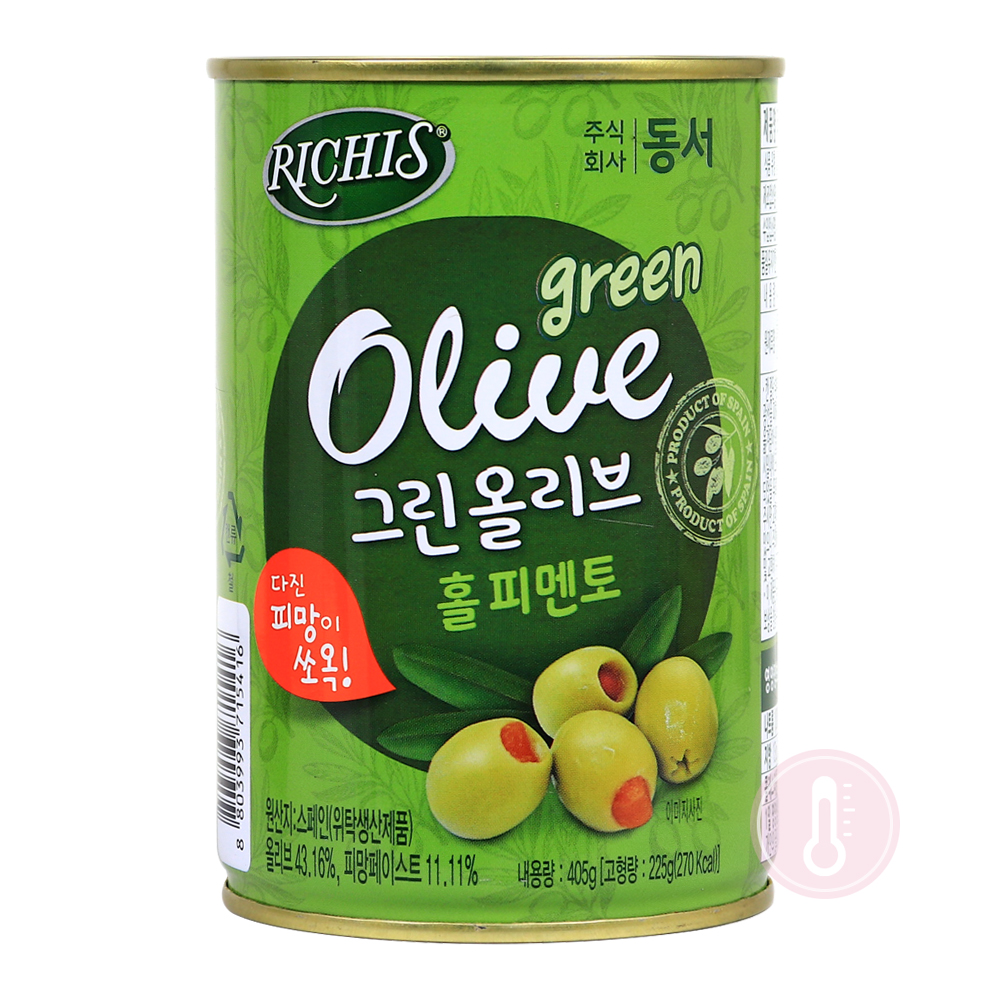 리치스 그린올리브 홀 피멘토 405g