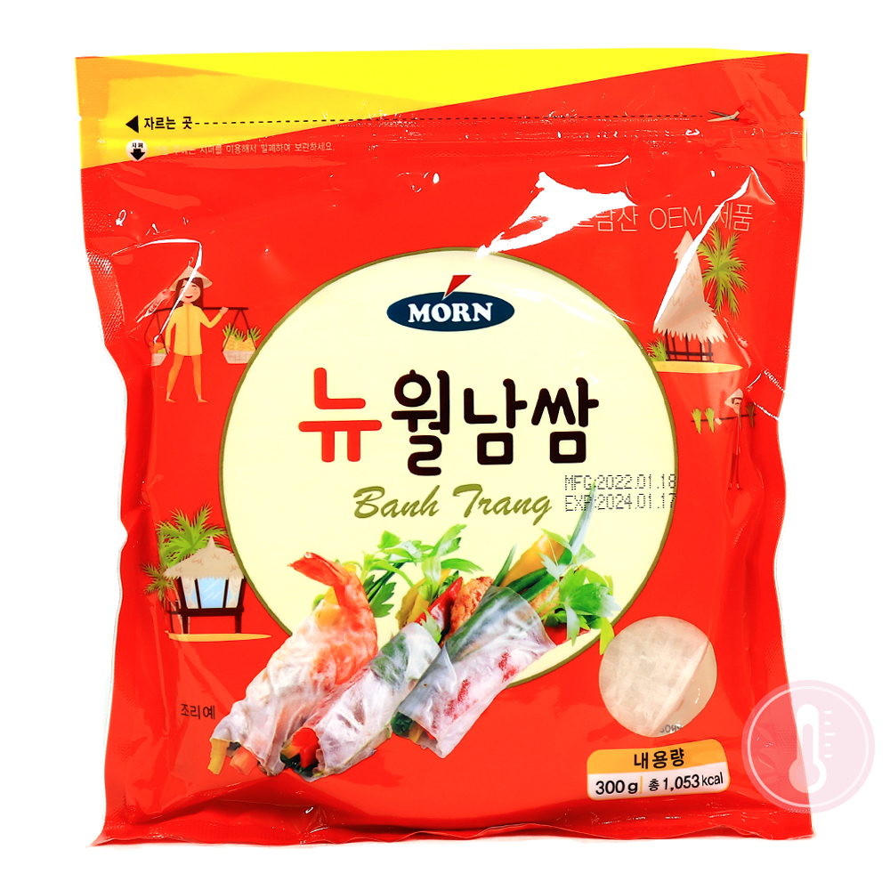 몬 뉴월남쌈 300g-16cm-원형-레드