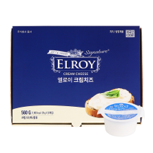 엘로이 크림치즈 포션 560g(28g x 20ea) /냉장-아이스박스무료