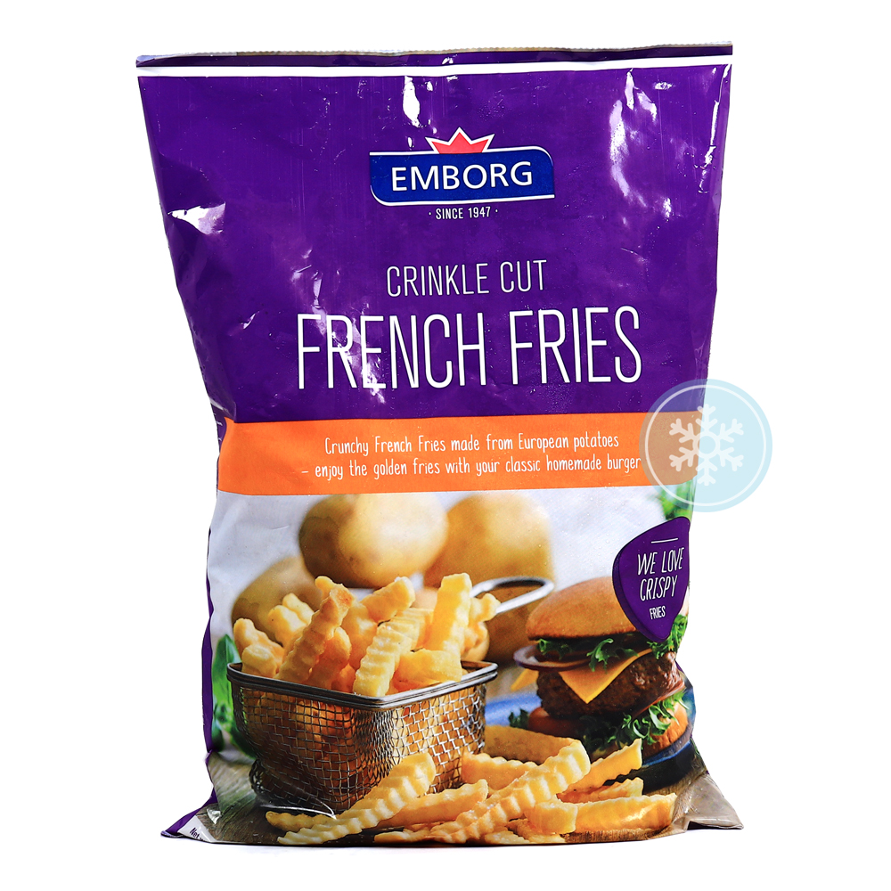 엠보그 크링클 컷 프렌치 프라이 1kg /냉동
