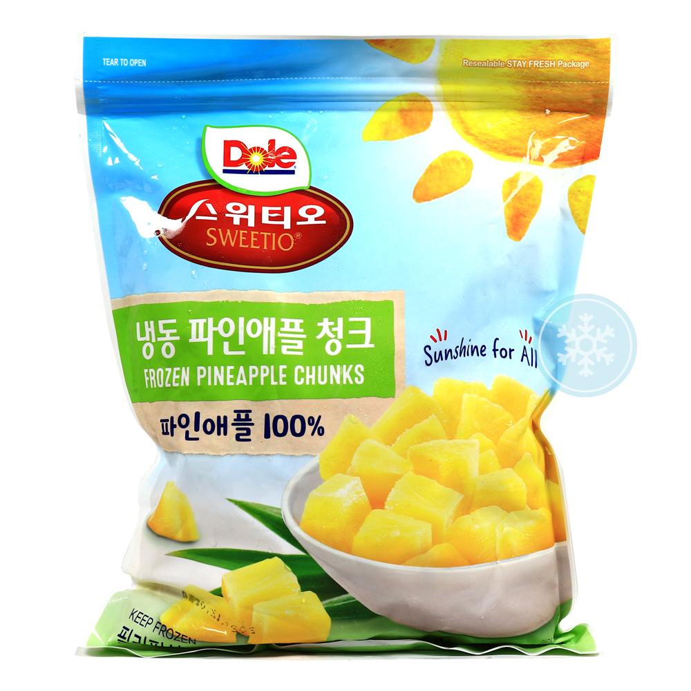 돌 스위티오 냉동 파인애플 청크 1kg /냉동