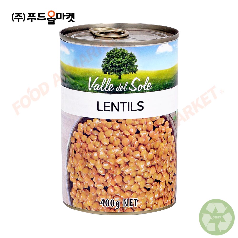 발레 델 솔레 렌틸스 400g /함량 60%
