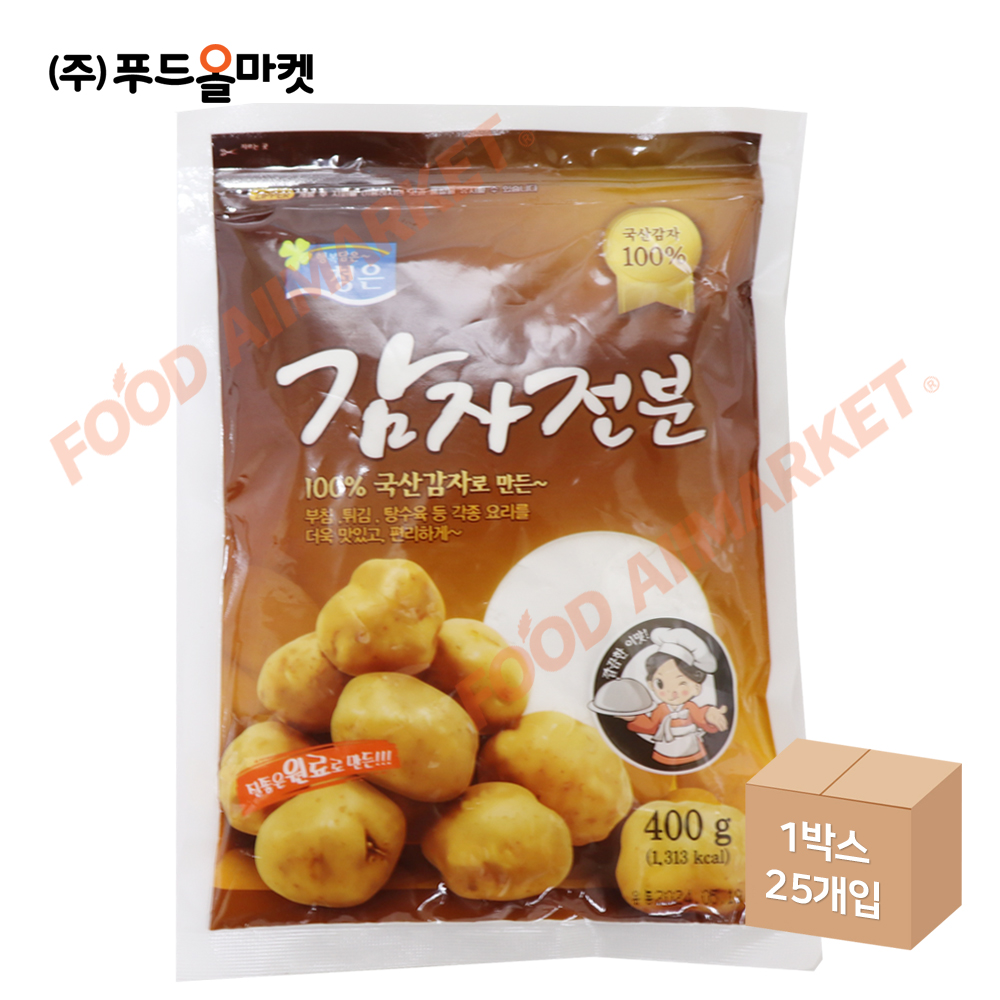 청은 감자전분 (국산100%) 400g-소용량