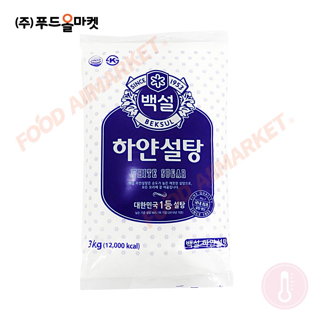 CJ 백설 하얀설탕 3kg