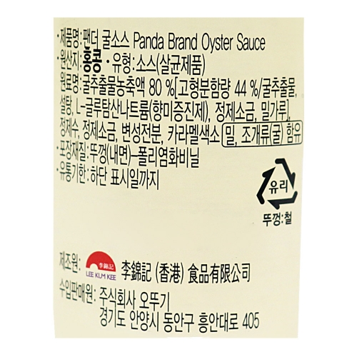 이금기 팬더굴소스 255g /병