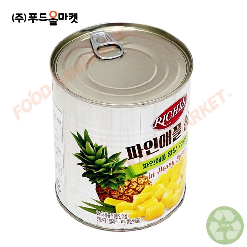 리치스 파인애플 청크 836g