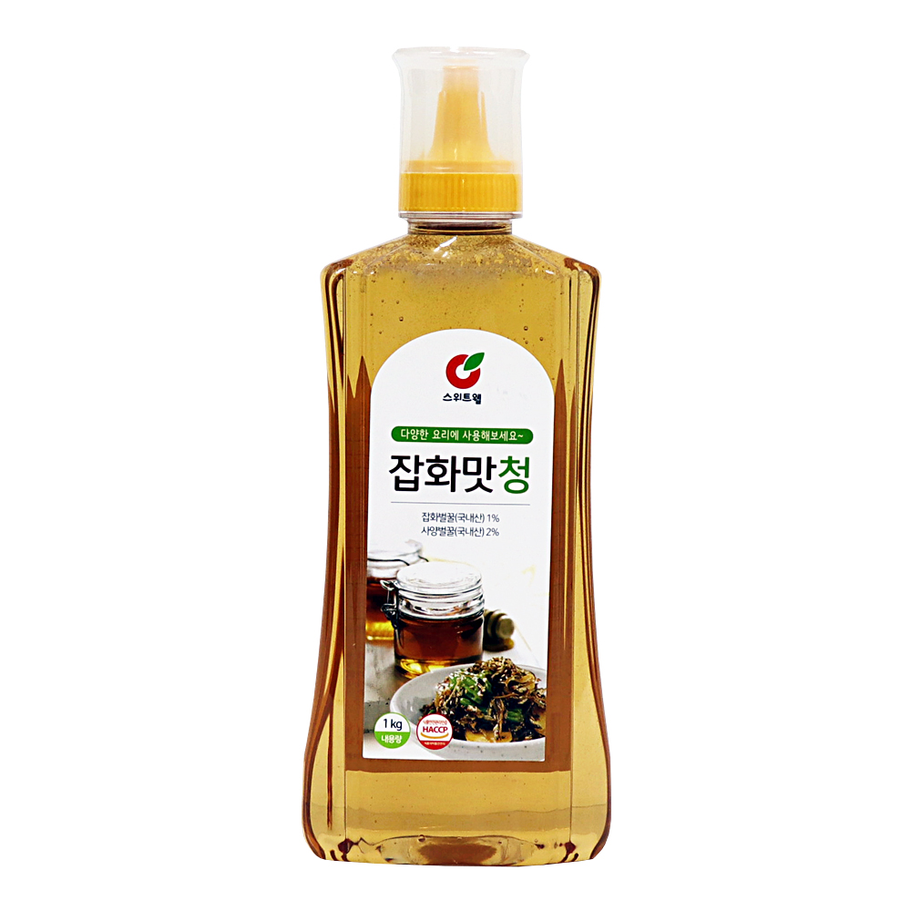 스위트웰 잡화청 1kg 튜브